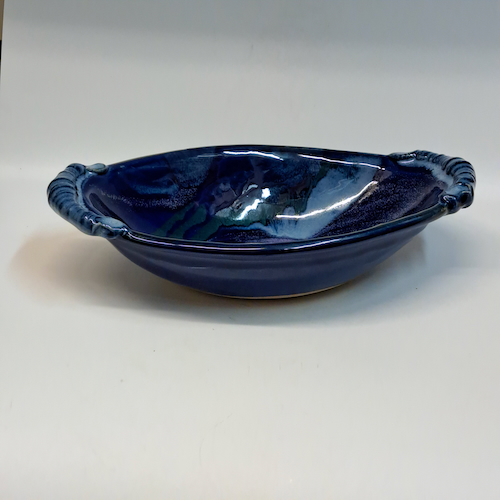 #230781 Biscuit Bowl, Cobalt Blue $18 at Hunter Wolff Gallery